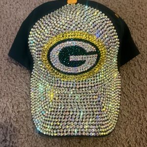 Greenbay Packers Bling Swavorski hat. New.